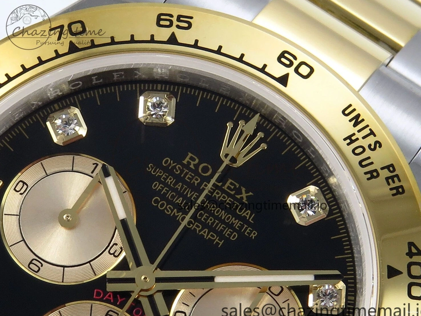 MiroTime 0128 Daytona 126503 QF 1:1 Best Edition Black YG Dial on SS YG Braclet SH4131 V Colorful 719